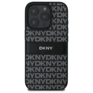 DKNY DKHCP16LPRTHSLK Apple iPhone 16 Pro 6.3" dėklas telefonui juodos spalvos Texture Pattern Tonal Stripe - Image 3