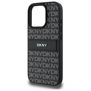 DKNY DKHCP16LPRTHSLK Apple iPhone 16 Pro 6.3" dėklas telefonui juodos spalvos Texture Pattern Tonal Stripe - Image 6
