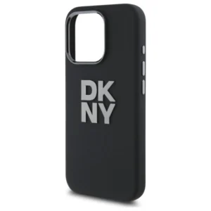 DKNY DKHCP16LSMCBSK Apple iPhone 16 Pro 6.3" dėklas telefonui juodos spalvos Liquid Silikoninis Metal Logo - Image 6