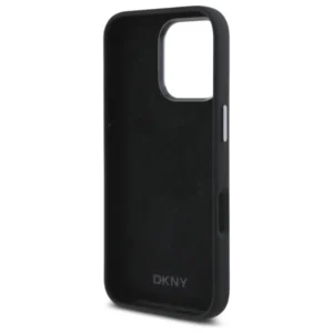 DKNY DKHCP16LSMCBSK Apple iPhone 16 Pro 6.3" dėklas telefonui juodos spalvos Liquid Silikoninis Metal Logo - Image 7