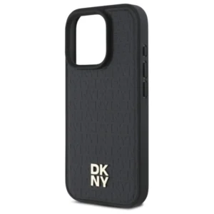DKNY DKHMP16LPSHRPSK Apple iPhone 16 Pro 6.3" dėklas telefonui juodos spalvos Repeat Pattern Stack Logo MagSafe - Image 6