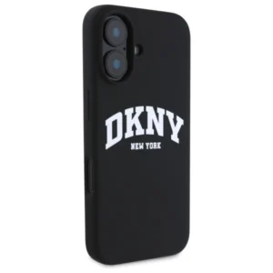 DKNY DKHMP16SSNYACH Apple iPhone 16 6.1" dėklas telefonui juodos spalvos Silikoninis Printed Logo MagSafe - Image 4