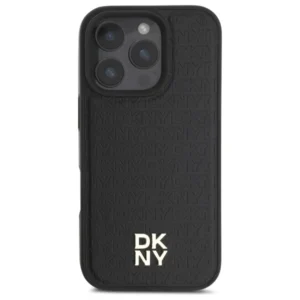 DKNY DKHMP16XPSHRPSK Apple iPhone 16 Pro Max 6.9" dėklas telefonui juodos spalvos Repeat Pattern Stack Logo MagSafe - Image 3