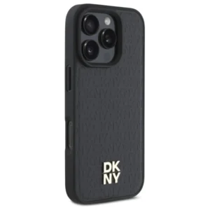 DKNY DKHMP16XPSHRPSK Apple iPhone 16 Pro Max 6.9" dėklas telefonui juodos spalvos Repeat Pattern Stack Logo MagSafe - Image 4