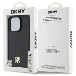 DKNY DKHMP16XPSHRPSK Apple iPhone 16 Pro Max 6.9" dėklas telefonui juodos spalvos Repeat Pattern Stack Logo MagSafe - Image 8