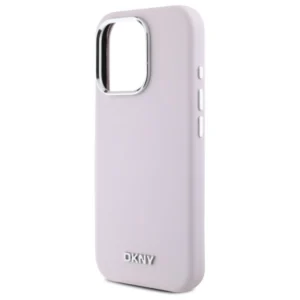 DKNY DKHMP16XSMCHLP Apple iPhone 16 Pro Max 6.9" dėklas telefonui rožinės spalvos Liquid Silikoninis Small Metal Logo MagSafe - Image 6