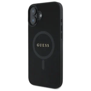 Guess GUHMP16SPSAHMCK Apple iPhone 16 6.1" dėklas telefonui juodos spalvos Saffiano Classic Logo MagSafe - Image 2