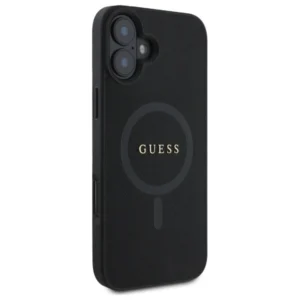 Guess GUHMP16SPSAHMCK Apple iPhone 16 6.1" dėklas telefonui juodos spalvos Saffiano Classic Logo MagSafe - Image 4