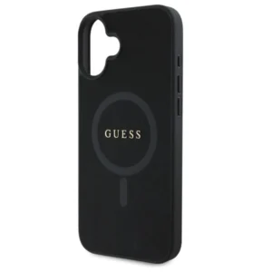 Guess GUHMP16SPSAHMCK Apple iPhone 16 6.1" dėklas telefonui juodos spalvos Saffiano Classic Logo MagSafe - Image 6