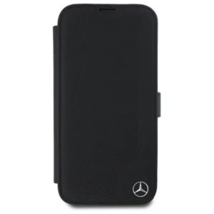 Mercedes MEBKP16S23RBGVK Apple iPhone 16 6.1" dėklas telefonui juodos spalvos Leather Wood Imitation - Image 3