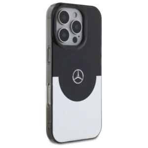 Mercedes MEHMP16L23HBIGK Apple iPhone 16 Pro 6.3" dėklas telefonui sidabro spalvos Double Layer BiColor MagSafe - Image 4