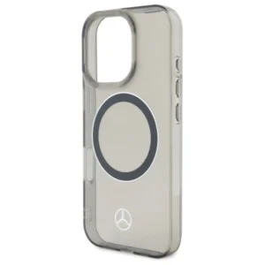 Mercedes MEHMP16L23HUOSK Apple iPhone 16 Pro 6.3" dėklas telefonui juodos spalvos dėklas telefonui sidabro spalvos Ring MagSafe - Image 6