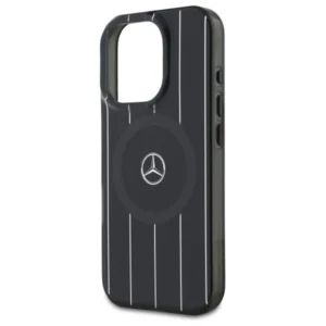 Mercedes MEHMP16X23HRSK Apple iPhone 16 Pro Max 6.9" dėklas telefonui juodos spalvos MB Double Layer Crossed Lines MagSafe - Image 6