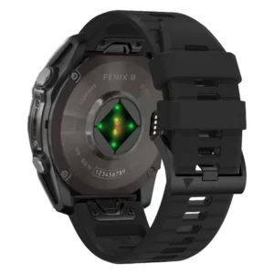 TECH-PROTECT SILICONE LINE GARMIN FENIX 5X / 5X PLUS / 6X / 6X PRO / 7X / 8 (51 mm) juodos spalvos - Image 2