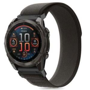 Tech-Protect nylon Garmin Fenix 5X / 5X Plus / 6X / 6X Pro / 7X / 8 (51 mm) juodos ir oranžinės spalvos - Image 3