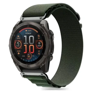 Tech-Protect nylon Pro Garmin Fenix 5 / 6 / 6 Pro / 7 / 8 (47 mm) žalios spalvos - Image 2
