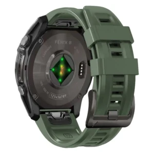 Tech-Protect silikoninė Garmin Fenix 5S / 5S Plus / 6S / 6S Pro / 7S / 8 (43 mm) armijos žalios spalvos - Image 2