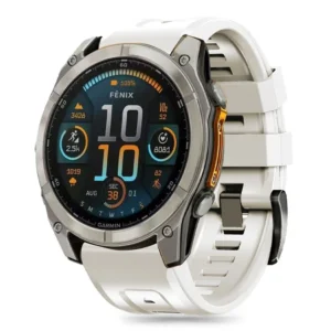 Tech-Protect silikoninė Garmin Fenix 5S / 5S Plus / 6S / 6S Pro / 7S / 8 (43 mm) titanium