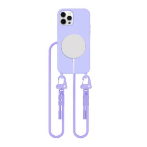 TECH-PROTECT MAGNECKLACE MagSafe Apple iPhone 12 / 12 Pro dėklas telefonui levandų spalvos