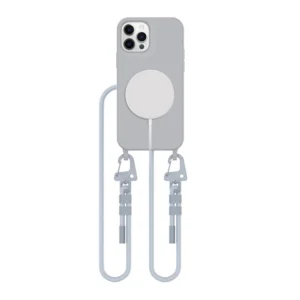 TECH-PROTECT MAGNECKLACE MagSafe Apple iPhone 12 / 12 Pro dėklas telefonui pilkos spalvos
