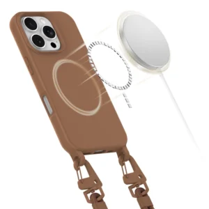Tech-Protect MAGNECKLACE MagSafe Apple iPhone 16 Pro dėklas telefonui rudos spalvos - Image 3