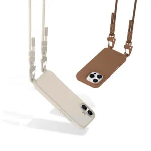 Tech-Protect MAGNECKLACE MagSafe Apple iPhone 15 dėklas telefonui smėlio spalvos - Image 4