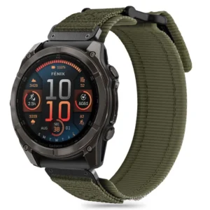 Tech-Protect Scout Pro Garmin Fenix 5 / 6 / 6 Pro / 7 / 8 (47 mm) / E armijos žalios spalvos - Image 3