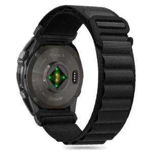 Tech-Protect nylon Pro Garmin Fenix 5X / 5X Plus / 6X / 6X Pro / 7X / 8 (51 mm) juodos spalvos - Image 1