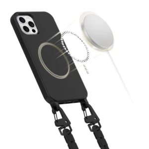 Tech-Protect MAGNECKLACE MagSafe Apple iPhone 12 / 12 Pro dėklas telefonui juodos spalvos - Image 3