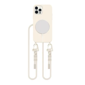 Tech-Protect MAGNECKLACE MagSafe Apple iPhone 12 / 12 Pro dėklas telefonui smėlio spalvos