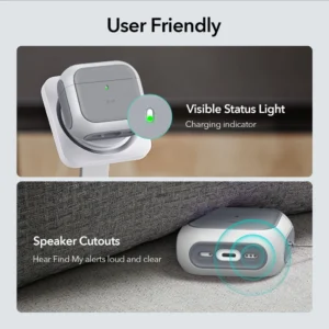 ESR ORBIT HALOLOCK MAGSAFE Apple AirPods 4 WHITE - Image 7