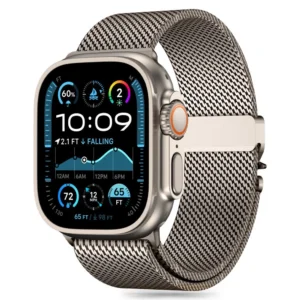 Tech-Protect Milano Apple Watch 6 / 7 / 8 / 9 / 10 / SE / Ultra 1 / 2 (44 / 45 / 46 / 49 mm) titanium