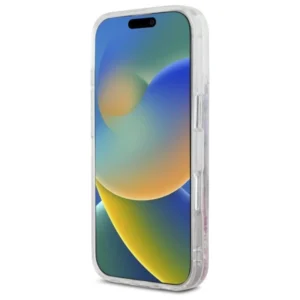 Hello Kitty HKHMP16LLSWKH Apple iPhone 16 Pro 6.3" dėklas telefonui baltos spalvos Liquid Glitter Sweet Kitty Bows MagSafe - Image 5