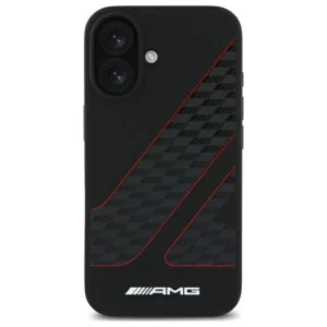 AMG AMHMP16S2SCFR Apple iPhone 16 6.1" dėklas telefonui juodos spalvos Checkered Flag Pattern MagSafe - Image 3