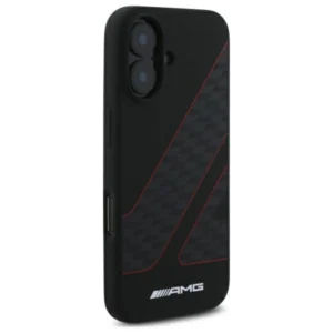 AMG AMHMP16S2SCFR Apple iPhone 16 6.1" dėklas telefonui juodos spalvos Checkered Flag Pattern MagSafe - Image 4