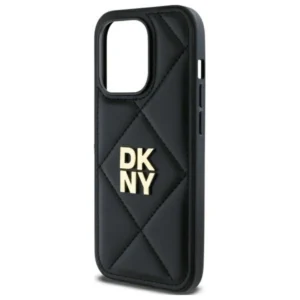 DKNY DKHCP14XPQDSLK Apple iPhone 14 Pro Max 6.7" dėklas telefonui juodos spalvos Quilted Stack Logo - Image 6