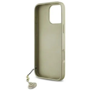 Guess GUHCP16LGF4GBR Apple iPhone 16 Pro 6.3" dėklas telefonui rudos spalvos 4G Charms Collection - Image 7