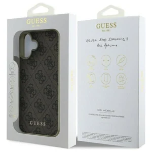 Guess GUHCP16MGF4GBR Apple iPhone 16 Plus 6.7" dėklas telefonui rudos spalvos 4G Charms Collection - Image 8