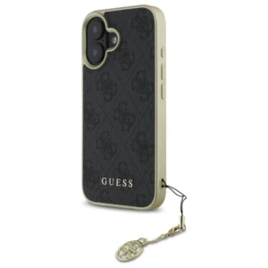 Guess GUHCP16SGF4GGR Apple iPhone 16 6.1" dėklas telefonui juodos spalvos 4G Charms Collection - Image 2