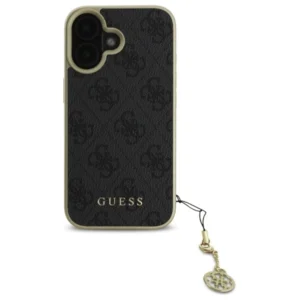 Guess GUHCP16SGF4GGR Apple iPhone 16 6.1" dėklas telefonui juodos spalvos 4G Charms Collection - Image 3