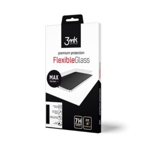 3MK FlexibleGlass Max Moto G5S black, hibridinis stiklas z wzmocnionymi krawędziami