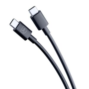 3MK Hyper Kabelis USB-C - USB-C 100W 1.2m juodos spalvos Kabelis - Image 4