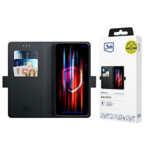 3MK Wallet Oppo A58 4G dėklas telefonui juodos spalvos