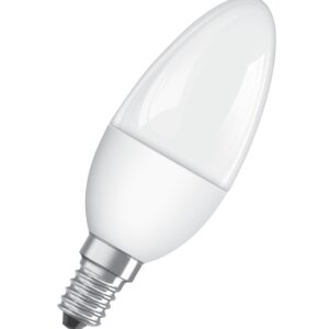 LED lempa Osram, B35, 5W, E14, 827, 470lm, dim, mat