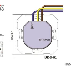 Kištukinis lizdas,USB A+C kroviklis Liregus Epsilon,šampano - Image 3