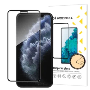 Wozinsky super tough full glue Apsauginis stiklas full screen with frame case friendly Apple iphone 11 pro / iphone xs / iphone x black - Image 1