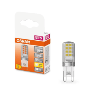 LED lempa Osram T15, G9, 2.6W, 2700K, 320lm, skaidri - Image 6