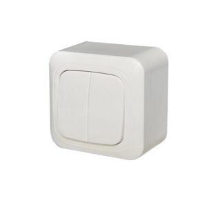 Jungiklis LIREGUS ALFA, 2 klav., baltos spalvos