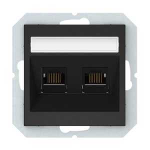 Kompiuterio lizdas VILMA QR1000, matinės juodos spalvos