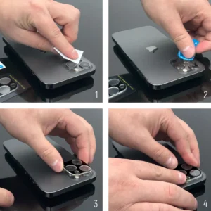 Wozinsky Full Camera Glass 9H Full Camera Apsauginis stiklas Apple iPhone 12 Pro Camera - Image 5